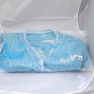 Authentic Official Taylor Swift 1989 (Taylors Version) Blue Cardigan - M/L
